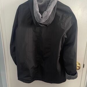 Women’s Black Winter Rain Jacket